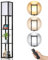 Dimmbar LED Stehleuchte mit Fernbedienung, Stehlampe mit Holz Regale, 2 USB Ladeanschlüsse, Dimmbar Standlampe mit 3000K-6500K E27 Birne für Wohnzimmer Büro Café Hotel Schlafzimmer Konferenzraum Ecke