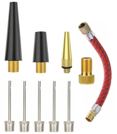 Manovella Ballpumpen Adapter Set 10-TLG. 5 Ballnadeln AV/DV für Bälle