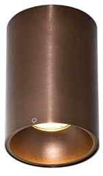 Qazqa - Modern Spotlight Ceiling Dark Bronze - Deep- - Design - Suitable for LED GU10 | 1 Way Light - Aluminium Surface-Mounted spotway Light - Suitable for Living Room I Kitchen I Bedroom I