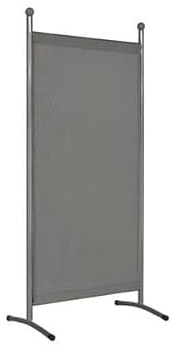 ANGERER Stellwand 82 x 178 cm, beige | Raumteiler, Raumtrenner, für Schatten auf Balkon, Bezug aus wetterfestem Textilene-Gewebe, Made in Germany