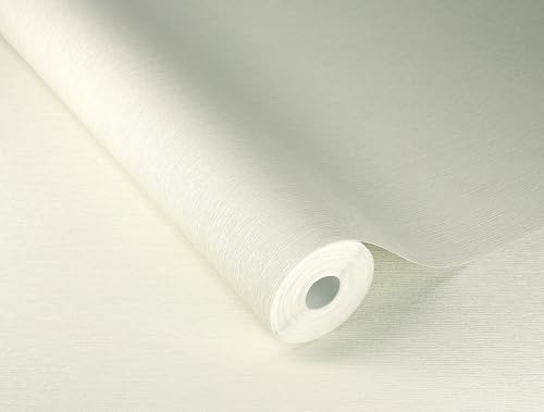 Rasch fibertapeter enfärgade linjer struktur kräm metallic 608632