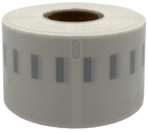 DULA Dymo-kompatible Etiketten, Transparent, 99013, S0722410, Adressetiketten, 1 Rolle, 36 x 89 mm, 260 Etiketten pro Rolle