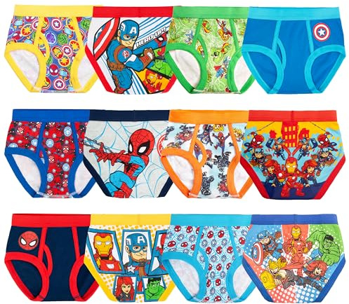 Toddler Exclusive 12-PK UNBOXING Spiderman & Superhero Friends Briefs Perfect for Gifting & Potty Training