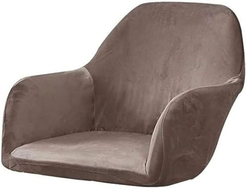 WWQQKJ Stuhlbezug Büro Esszimmer Küche Modern 1/2/4 Stück Stuhlbezug Samt Stuhlhussen mit Armlehnen Stretch Universal Stuhlbezug Sessel(C,2pcs)