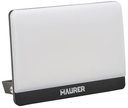 MAURER Proiettore LED piatto da 30 watt. 2700 Lumen. Luce bianca 4000ºK, protezione IP65. Corpo in alluminio