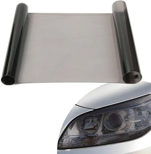 Adhésif covering film teinte phare noir clair optique voiture moto vinyle autocollant 30 * 120 CM