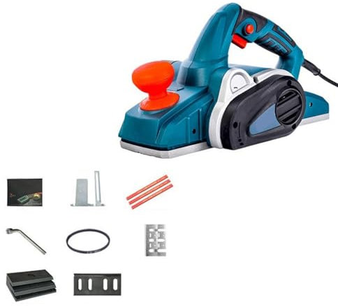 Electric Wood Planer, Household Portable Electric Planer, Small Push Planer DOLUNTO (Color : Industrial A)