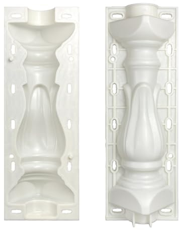 Moule à béton pour balcon, colonne romaine, balustrade, béton, plâtre, ciment coulé, balustrades, pour décoration de maison et de jardin (style 1)