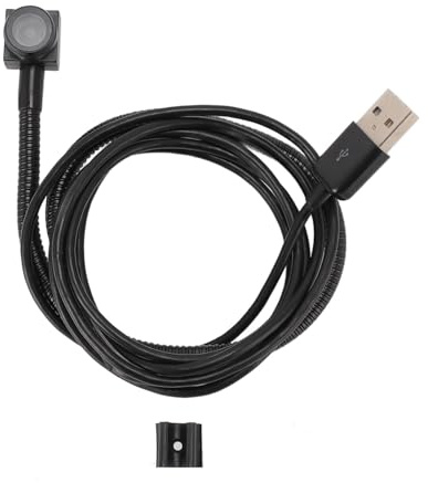 Septpenta USB Center Cam, USB 8 Mégapixels, Mise au Point Automatique, Plug and Play, Kit d'Éclairage pour Réunions et Appels Vidéo