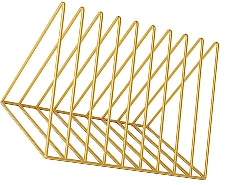 DIYEAH Vinyl Cd Display Rack Praktischer Und Eleganter Magazine Rack Mit Fächern Für Bücher Und Schallplatten Für Büro Schlafzimmer Und Wohnzimmer