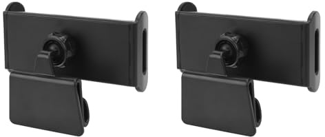 Yctze 2PCS Soporte para Teléfono para Asiento Trasero Soporte para Tableta Soporte Giratorio de 360 ​​​​° Soporte para Tableta para Reposacabezas de Automóvil Negro Soporte para