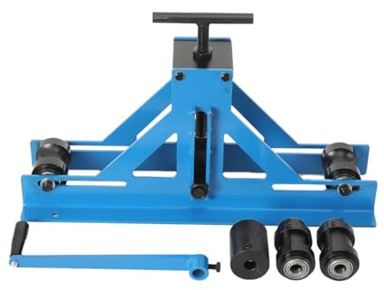 Lfhelper TR-40 Rohrbiegemaschine, Manuelles Rohrbiegegerät, Walzenbiegemaschine, Profilbiegemaschine, Biegewalze, Biegevorrichtung, Profilrohr-Biegemaschine für Quadrat, runde und Rechteckrohre