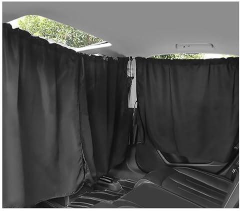 MNBHJGR Rideau séparateur intérieur, pour Mitsubishi Lancer ASX Pajero L200 Ralliart Outlander Galant Siestes de bébé, berline, SUV, Pare-Soleil pour Voiture, Camping, Accessoires de Sommeil,B 3pcs