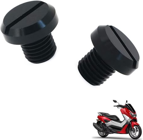 2PCS tapa retrovisores moto, compatible con Yamaha NMAX 125,espejo retrovisor de motocicleta tuning accesorios