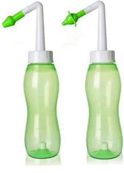 300ml Nasenspülflasche Pe Grün für Erwachsene und Kinder | Nasenreiniger zur Täglichen Pflege, 1 Stück, Einfache Anwendung, Geeignet für Sanfte Spülung