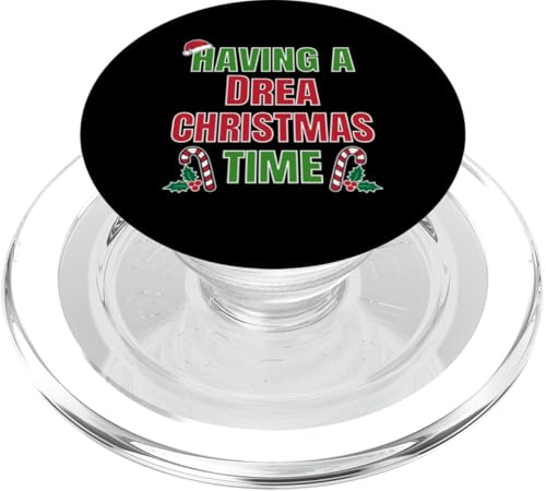 Avere un nome di riunione di famiglia Drea Christmas Time PopSockets PopGrip per MagSafe