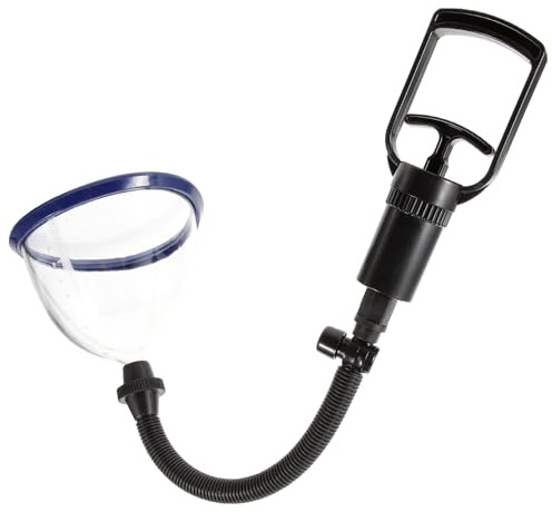 COHEALI Masajeador Manual para Aumento de Pecho Ventosas, Dispositivo de Elevación Mamaria Grande Tubo Negro y Varilla, Juego de Masaje para Spa y Cuidado Corporal