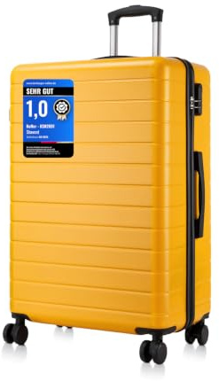 Shavont Koffer XL 76 cm, Leichter ABS+PC-Hartschalenkoffer mit 4 Rollen