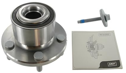 SKF Radlagersatz mit integriertem ABS-Sensor VKBA 6585 Position Vorderachse Außendurchmesser 82 mm Höhe 173 mm Länge 153 mm Breite 153 mm | Kompatibel mit: FORD FOCUS II, MONDEO IV, MONDEO IV Stufenheck, MONDEO IV Turnier