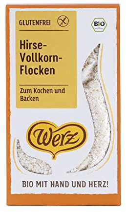 Naturkorn Mühle Werz - Hirse Vollkorn Flocken glutenfrei, 250 g