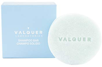 Valquer Champú Solido Sky Fórmula Zero para Cabello Normal. Repara, Nutre y Protege Consiguiendo un Pelo Suave y Radiante, con Pepita de Uva, Aloe Vera y Vitamina E. Vegano y Natural. 50 g.