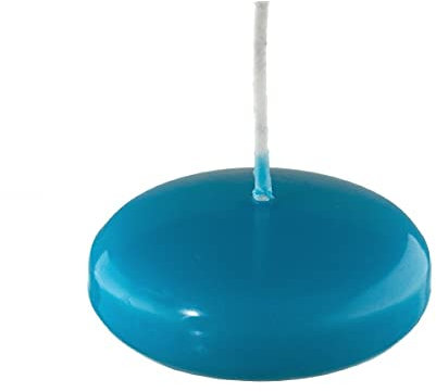 Unbekannt Kerzen, XXL Schwimmkerzen Ocean Blau 4 x 8 cm, 8 Stück