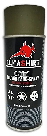 Militär Sprayfarben Farbspray Lack RAL Farben Bundeswehr Restaurieren, RAL Farben:RAL 6040 Helloliv
