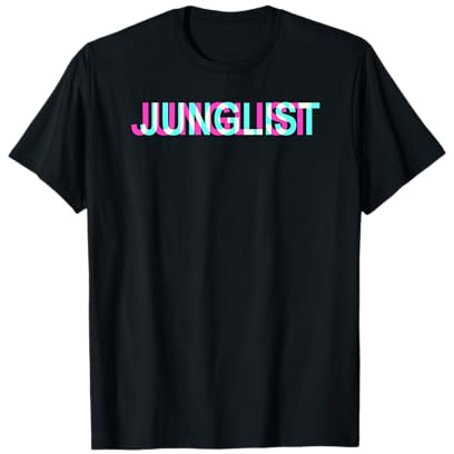 Junglist Movement I Drum n Bass Trippy Glitch Junglist T-Shirt