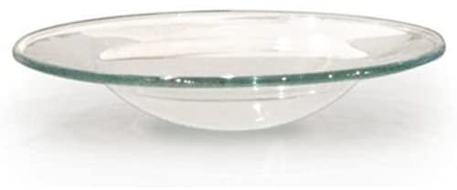 TRTO 1Pcs Glass Oil Burner Replacement Dish Spare Bowl 12cm Diameter Easy To Use
