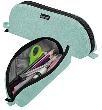Gloppie Single Astuccio Portamatite Scuola Portapenne da Tavolo - Verde Menta