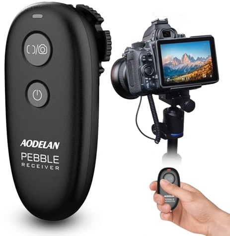 Aodelan Wireless Remote Camera Shutter Release for Canon T7, T3i, T7i,5D Mark IV, T6, T5i, T3, T5, T6i, SL1, EOS RP, 6D, T2i, Replacement for Canon RS-60E3,RS-80N3 Shutter Remote.