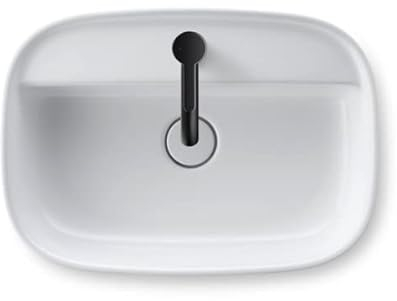 Duravit Zencha Aufsatzbecken 550 mm, ein Hahnloch, 2374553271, Farbe: Weiß