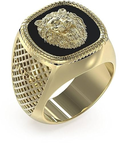 Guess Herrenring aus der Kollektion Löwe King und Löwe, 22 Trends, JUMR04003JWYGBK