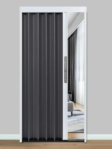 Accordion Sliding Door for Doorway and Living Room - Door Frame, Aluminum Panel -Folding Door