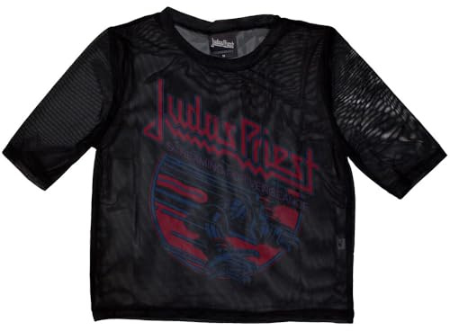 Rock Off officially licensed products Judas Priest Screaming for Vengeance Mesh Crop Top Size XXL