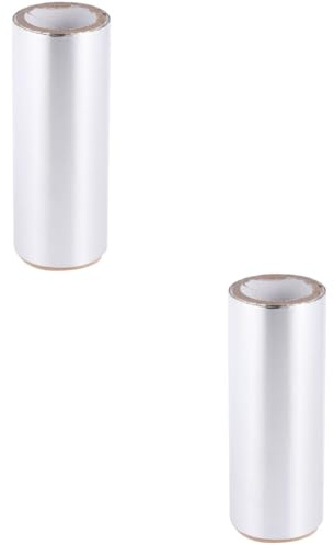 NIYANGLE 2 Rollen Haarfärbefolie Dicke Aluminiumfolie für Friseure Lösung für Haarfärbung und Dauerwelle Rolle Vielseitig Einsetzbar im Salon für Diy Haarschnitte