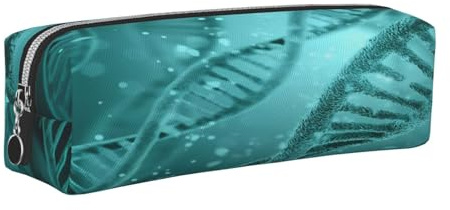 Juxweku Pencil Case Science Biology Digital DNA Pen Box Pouch Large Pencil Bag for Boys Girls Kids, School Office Supplies