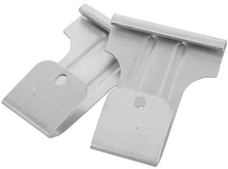 VILLCASE Serratura Antifurto Per Porta Scorrevole Gancio Ispessito, Kit Di Sicurezza Meccanica Per Porte a Saracinesca, Resistente e Versatile Per Uso Interno Ed Esterno, Set 2 Pezzi