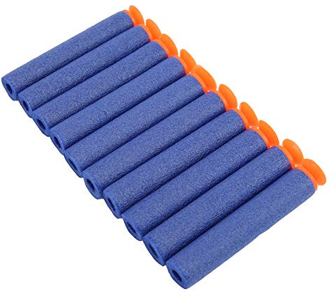 Qcwwy Accessoires de Jouets à Tir Souple en Mousse Eva, 21 Sacs, Durables et Légers avec Quatre Options de Tête, Parfaits pour Les Enfants et Les Jeux Amusants (Tête à Ventouse)