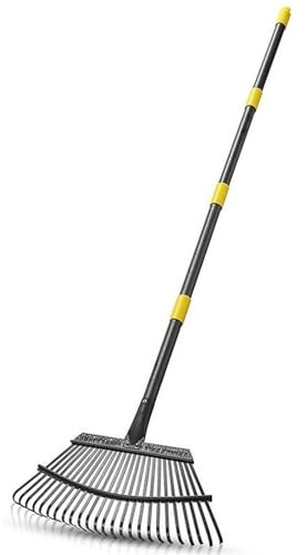 Rastrello per foglie da prato, Rastrello livellatore for prato for a denti for muschio for una rapida pulizia del e cortile Rastrelli da giardino Regali for for erba