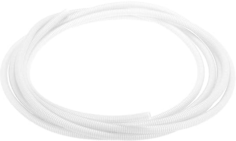 QUARKZMAN Gaine Fendue pour Câbles 3/8(10mm) Gaine pour Câbles Blanc | Résistante À La Chaleur Et Au Froid, Conduit Flexible En Plastique Protecteur De Câbles, DI 20FT(6m), -40F À 257F