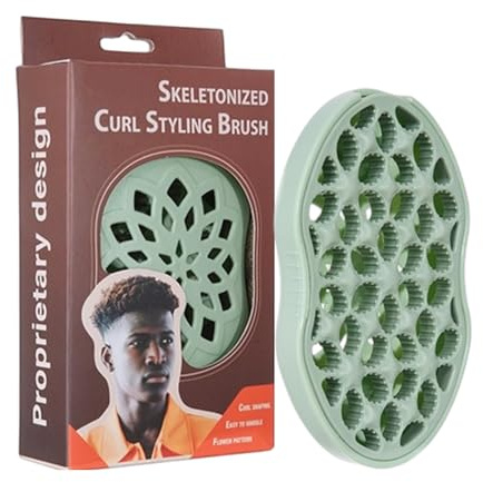 Peine Rizador Herramientas de torsión antideslizantes unisex africanas | Herramienta de Peinado para Cabello Rizado Para hombres, mujeres, niños, chicos, rutina diaria de cuidado y peinado de onda