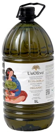 UnOlivo Aceite de Oliva Virgen Extra Ecológico 5L Pet | Variedad Picual | Cosecha Propia