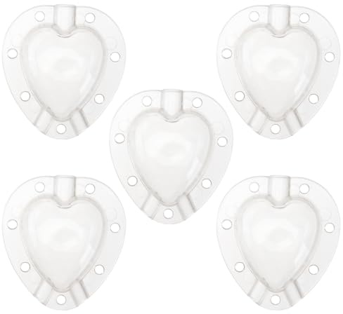 Yardwe Heart-Shaped Fruit 5Pcs Set Reusable Vegetable and Strawberry Tomato Shaping Tool for Garden Fruit Cultivation 2.6X2.4X1.6 Inch