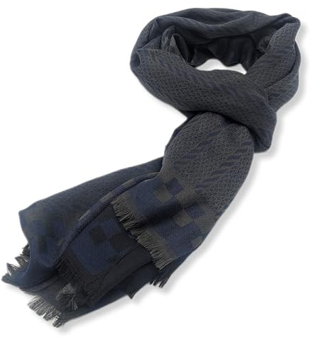 Sciarpa Uomo Multirighe (Multirighe blu)