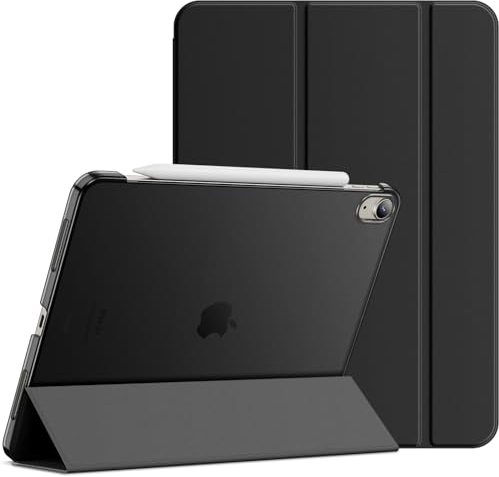 JETech Custodia per iPad Air 11 Pollici M3/M2 (2025/2024), iPad Air 5 (10,9-Pollici, Modello 2022, 5a Generazione), Cover con Auto Svegliati/Sonno (Nero)