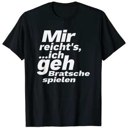 Ich spiele Bratsche Viola Fun T-Shirt