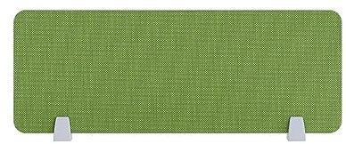 DLUXCA Akustik Trennwand für Schreibtisch,Home Office Schallschutz Raumtrenner,Sichtschutz,Tischtrennwand mit Klemmen Schalldämmung,Optional Mehrfarbig,Grün-80cm*30cm