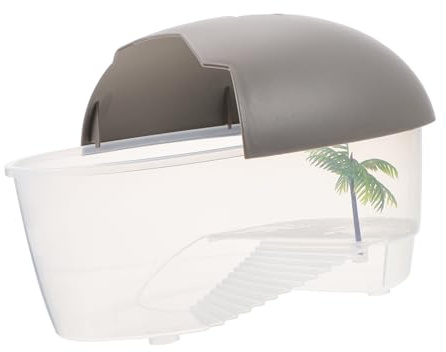 Plastic Turtle Tank with Basking Platform for Baby Turtles