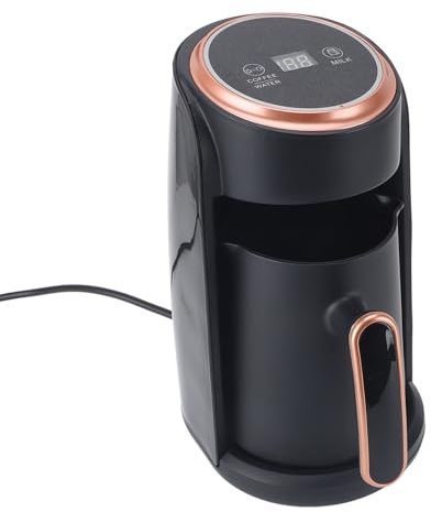 Caffettiera Turca Automatica, Caffettiera Turca Macchina per caffè Turco Automatica Professionale a Riscaldamento Rapido Efficiente per Ufficio Viaggi a Casa 300ML Spina UE 220V